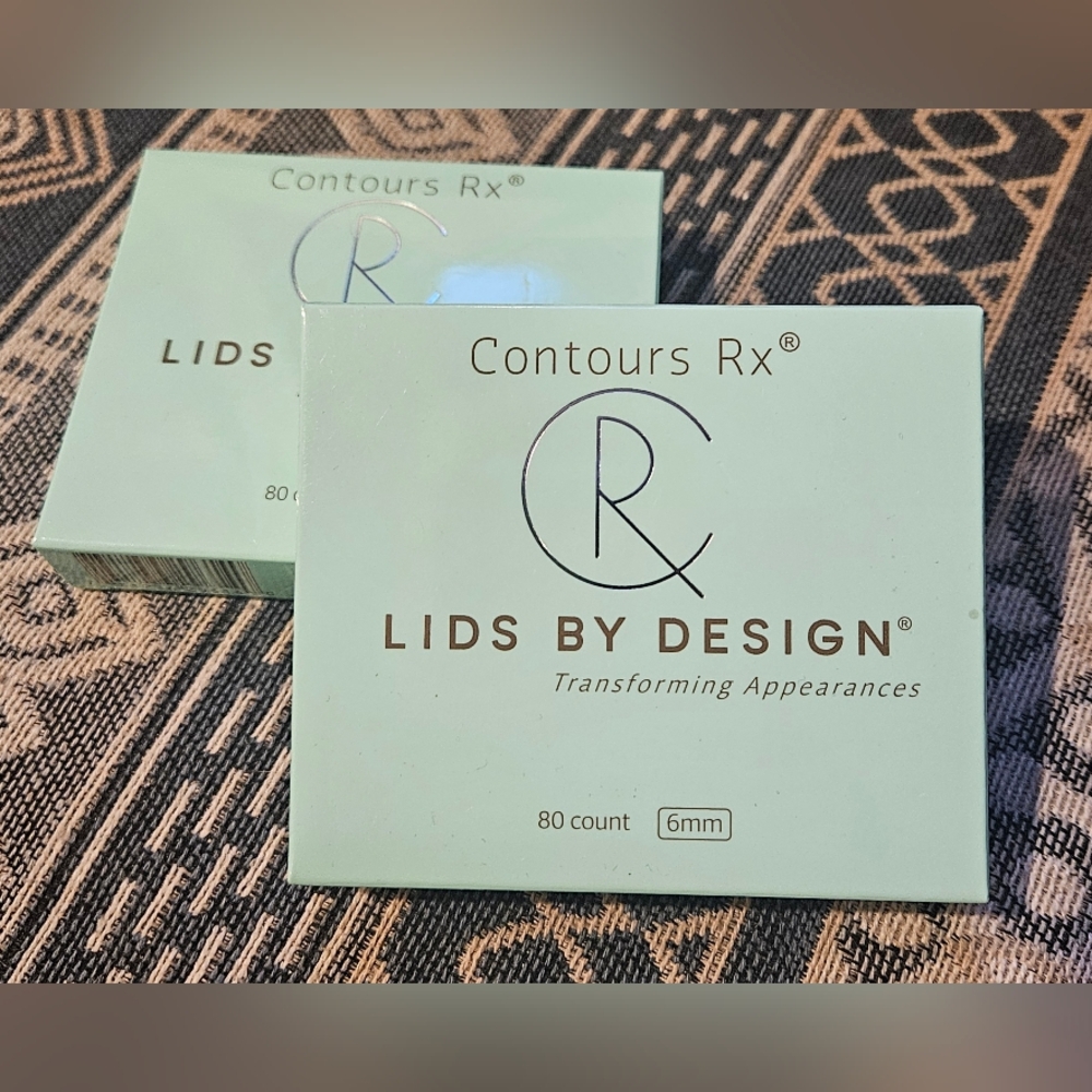 Contours Rx Lids by Design 80(160) Count NIB x2